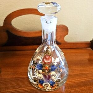 RATTENBERG TIROL Cruet - Beautifully Hand Painted Vintage